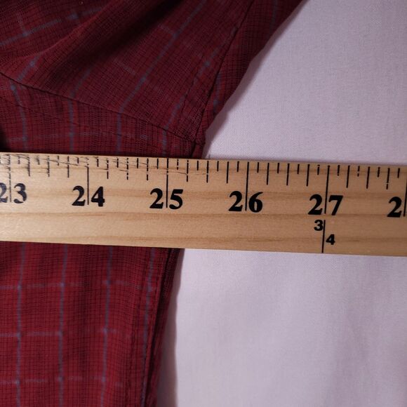 Marmot Shirt Mens XL Check Red Camp Casual - Picture 8 of 12